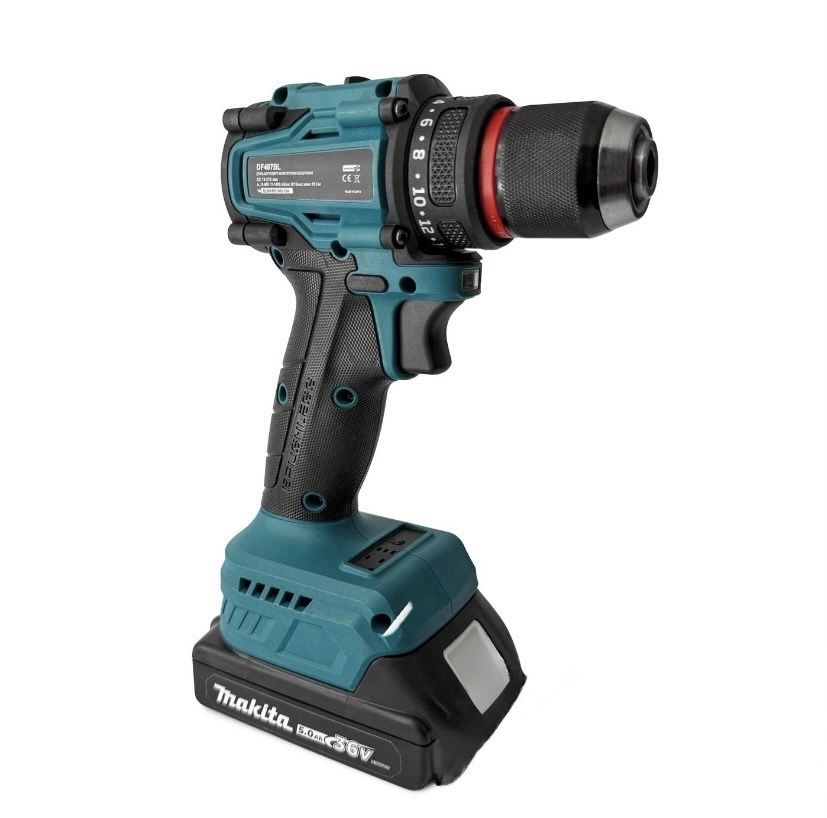 Шуруповерт акумуляторний Makita DF 487BL - 36V - 5.0 A/h - Латвія