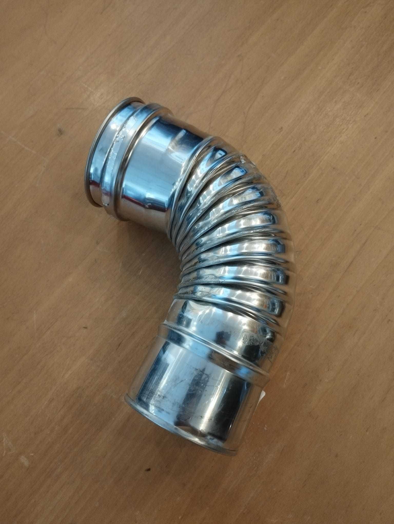 Curva 90º INOX Diametro 80 frisada