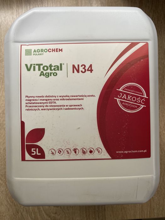 Odżywka ViTotal Agro N34 5 L Puławy