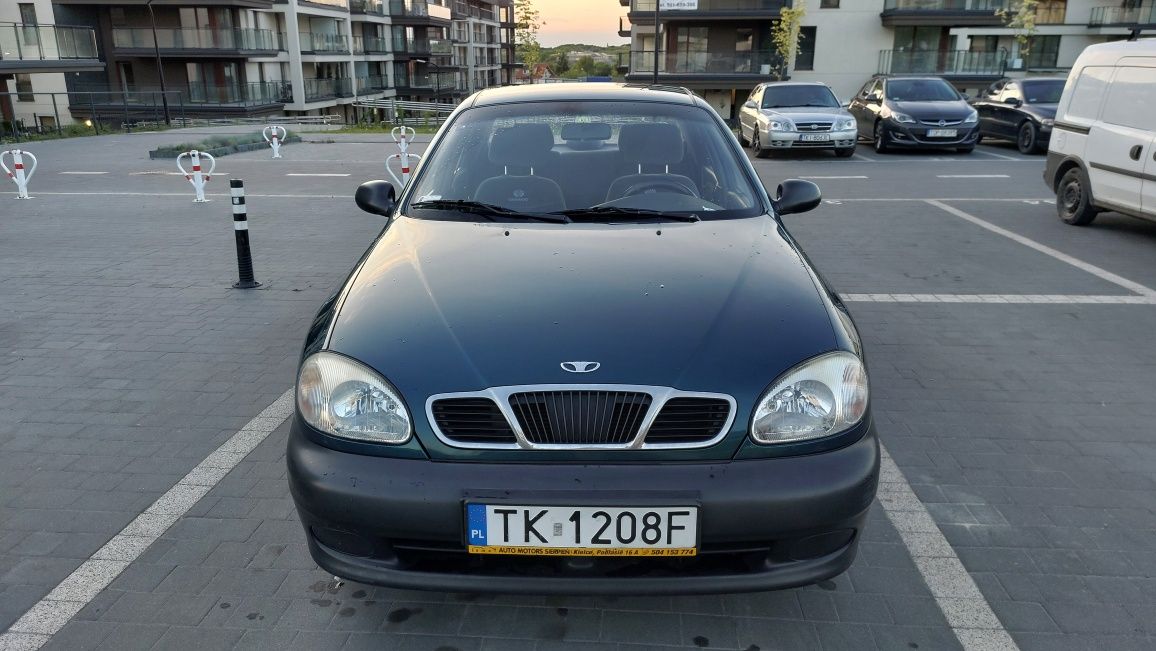 Lanos Daewoo garażowany butelkowa zieleń, bardzo dobry stan techniczny