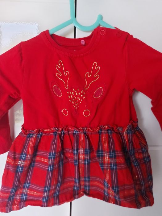 Sukienka świąteczna 74