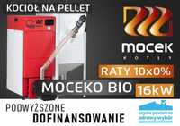 Kocioł na pellet, Moceko 16kW, piec na dotacje czyste powietrze