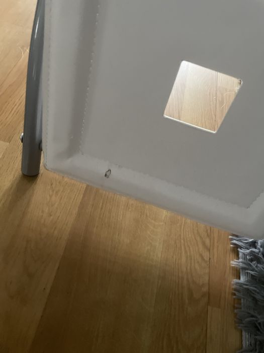 Kzeseła do jadalni białe 4 szt