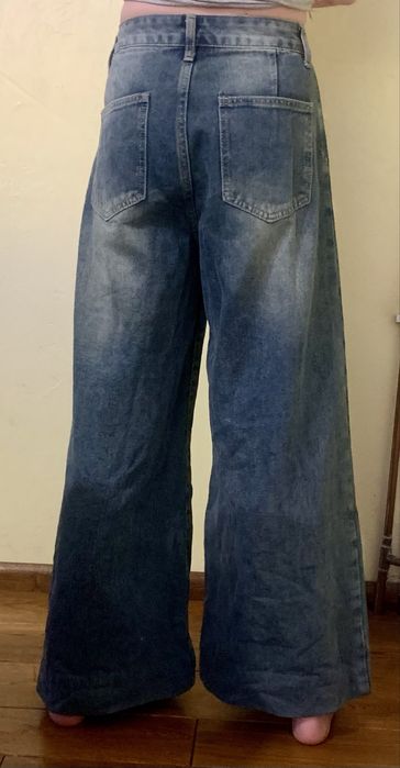 Super spodnie Baggy szerokie nogawki rozmiar xs