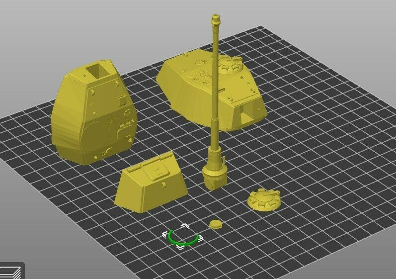 3д модель танка Тигр 2