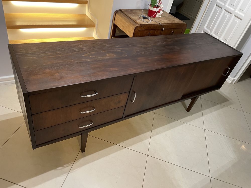 Komoda RTV sideboard PRL jamnik szafka TV Almi Decor mat