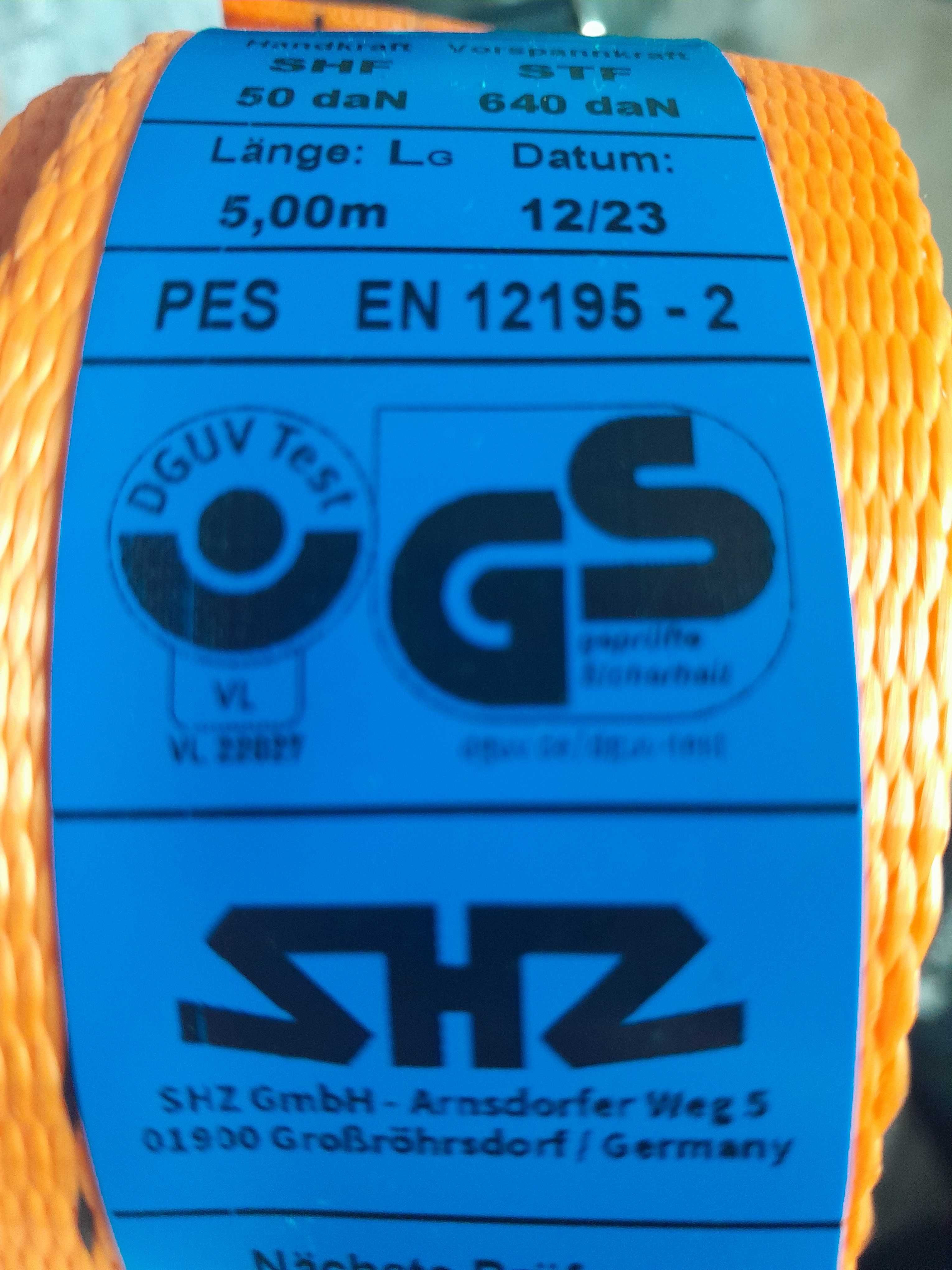 Pas napinąjacy ściągający 50mm na 5m