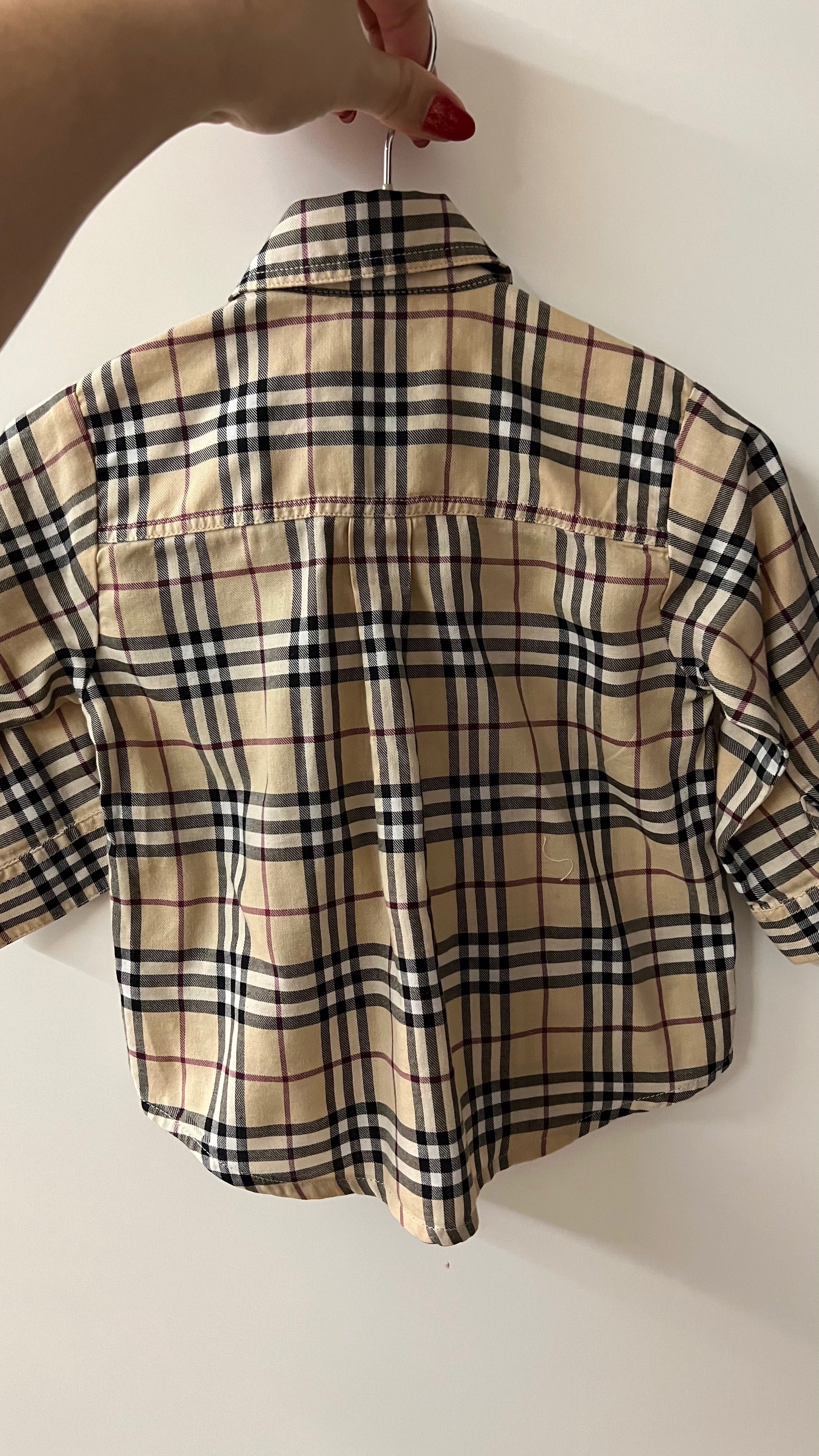 Camisa bebê burberry