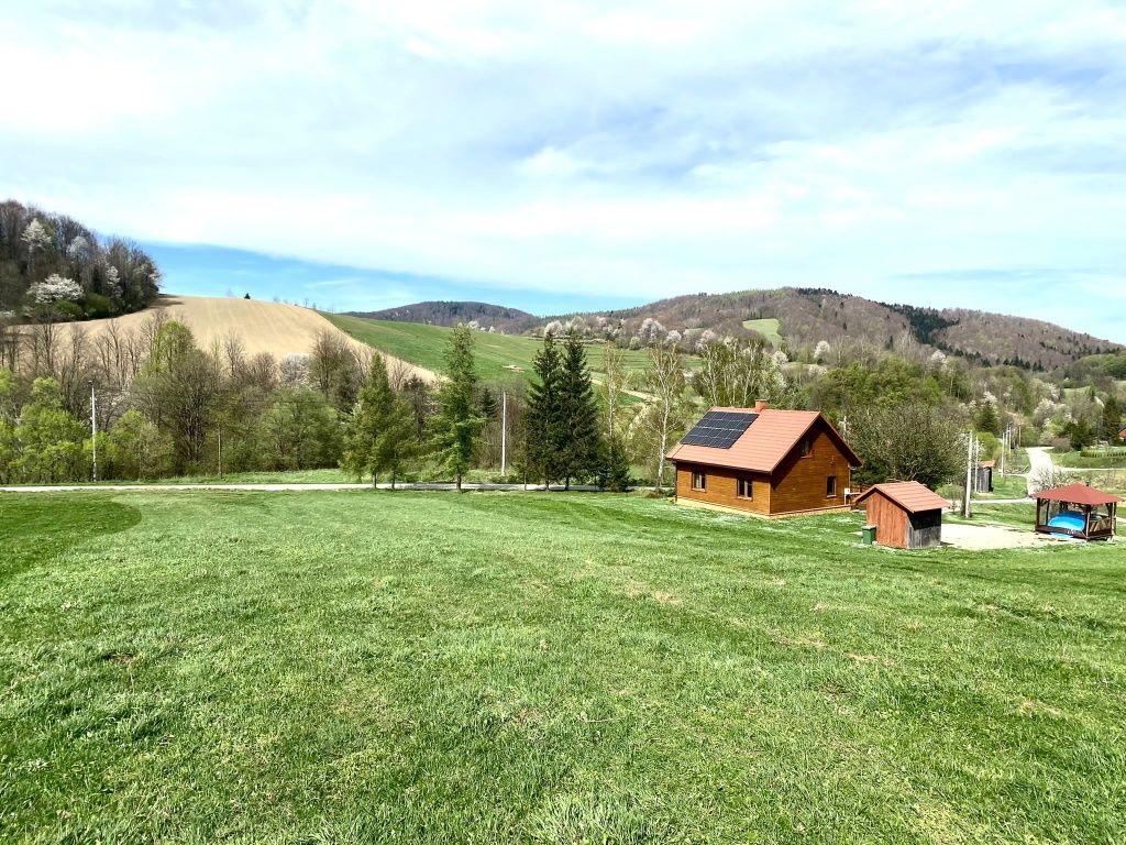 Bieszczady domek z bania, jacuzzi kominek wakacje w Bieszczadach
