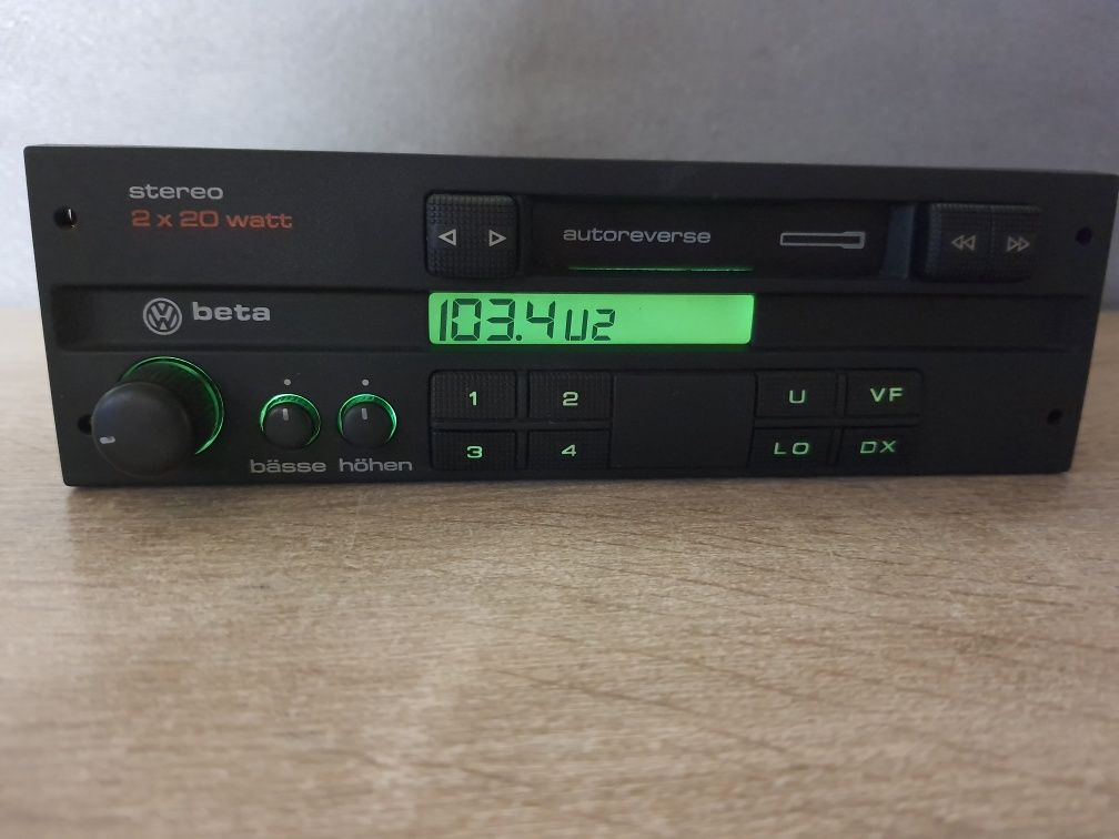 Radio Samochodowe VW Beta 3 III Volkswagen Golf Corrado Passat Gamma
