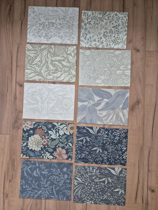 Próbki tapet Sandberg, Borästapeter