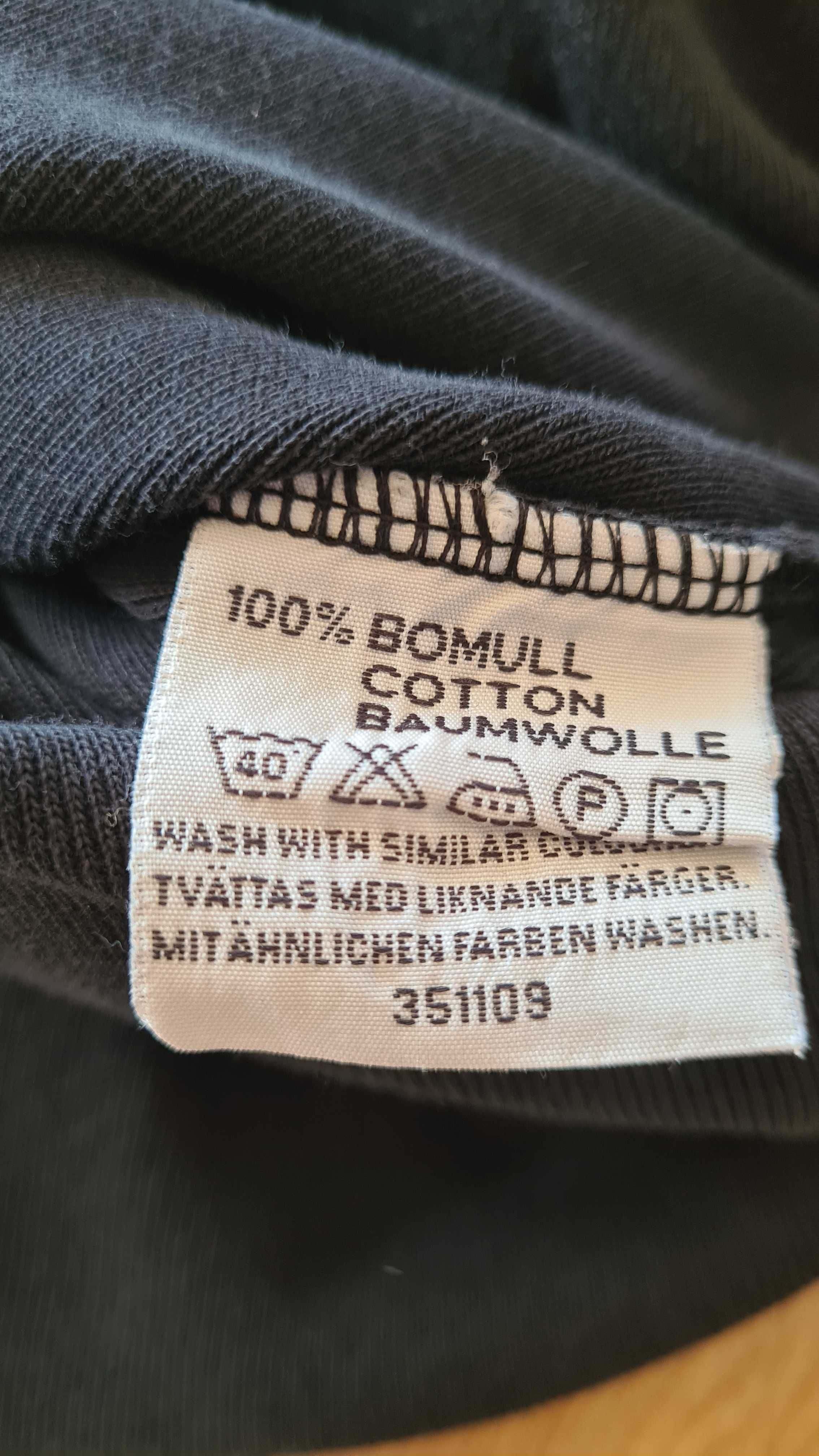 Długa ołówkowa sukienka czarna Marc O'Polo. Bawełna prążkowana. L 40