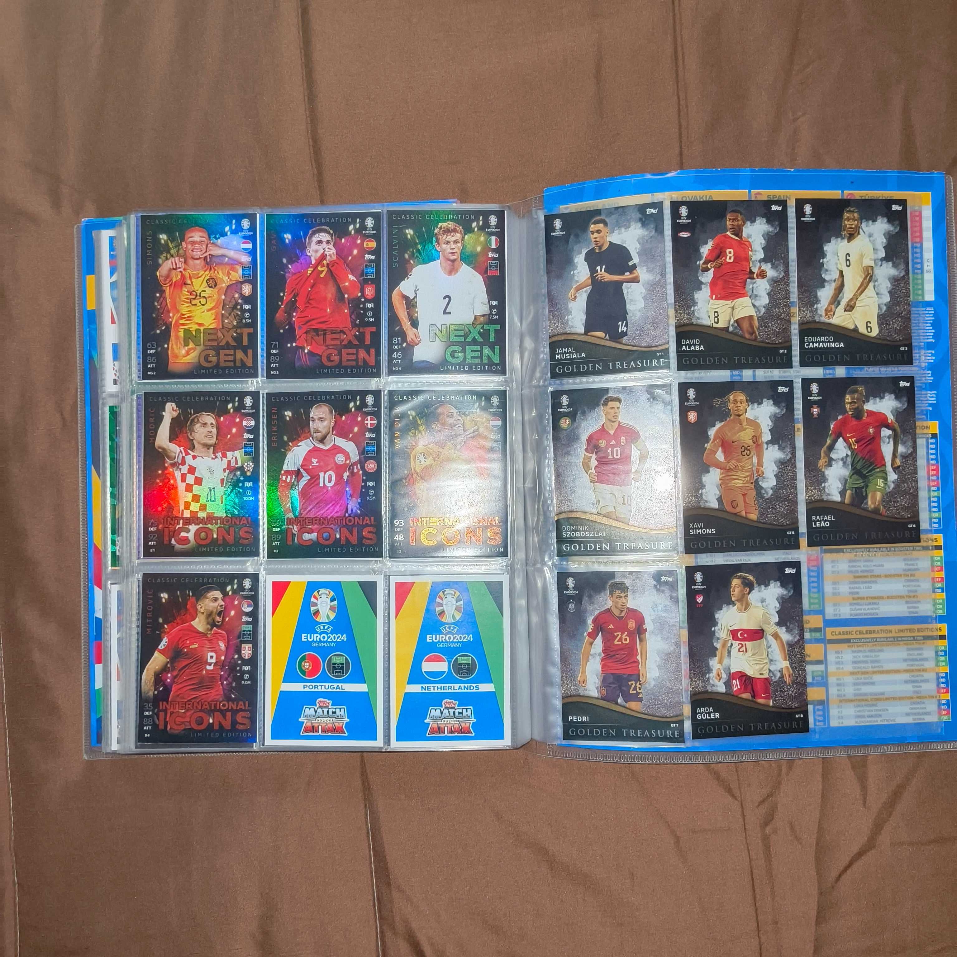Coleção Cartas Topps Euro 2024