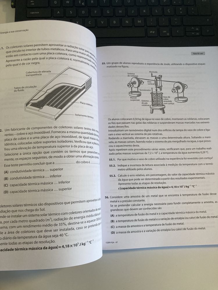 Livro preparação exame FQ A - 10 e 11 ano