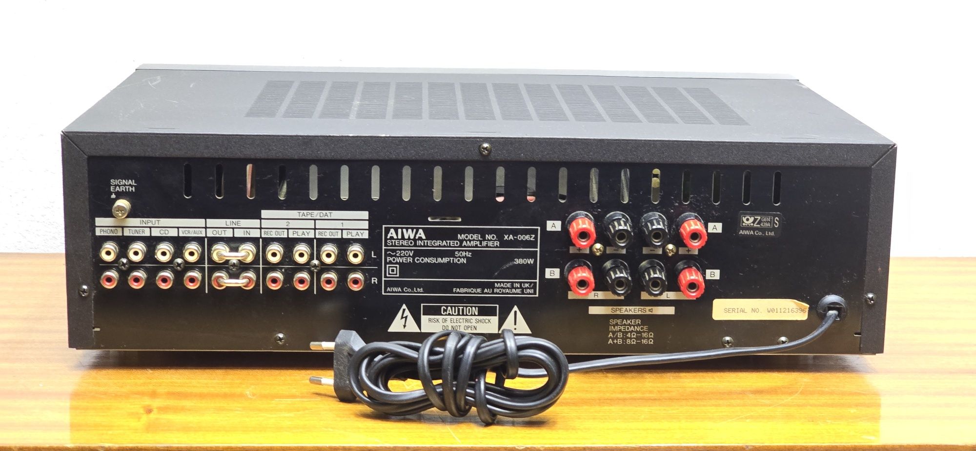Aiwa XA 006 Z Made in UK 2x56W 8ohm 2x75W 4ohm wzmacniacz