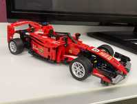 Blocos construção carro Fórmula 1, tipo Lego