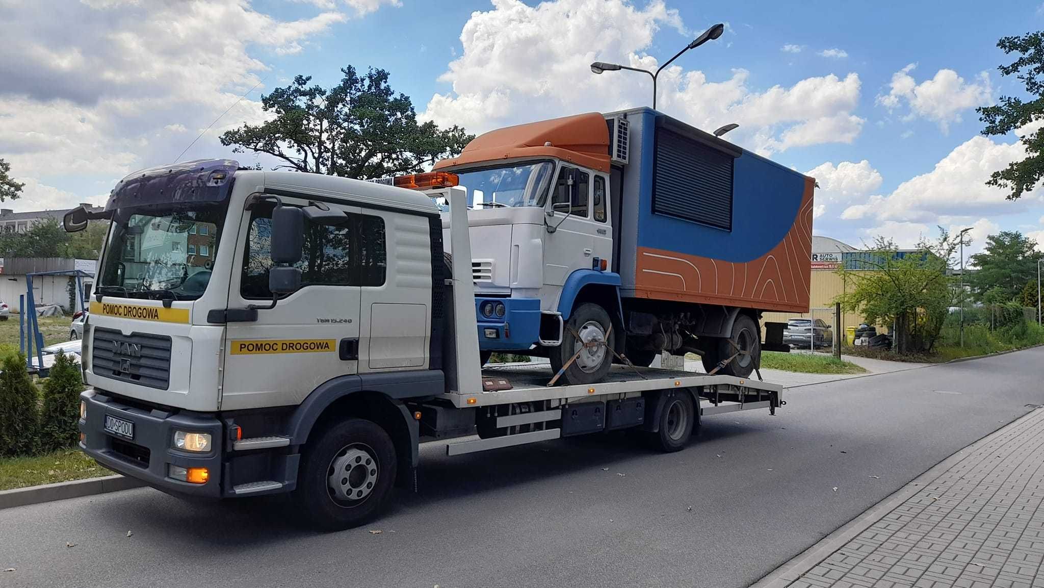 Pomoc Drogowa Laweta Holowanie A4 S8 BIELANY WROCŁAWSKIE