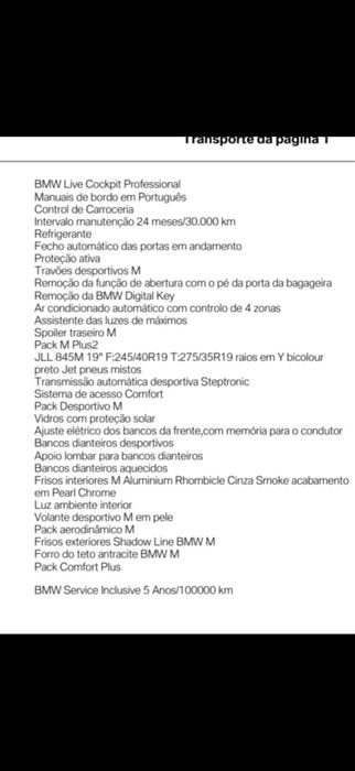 BMW 530e Pack M como novo