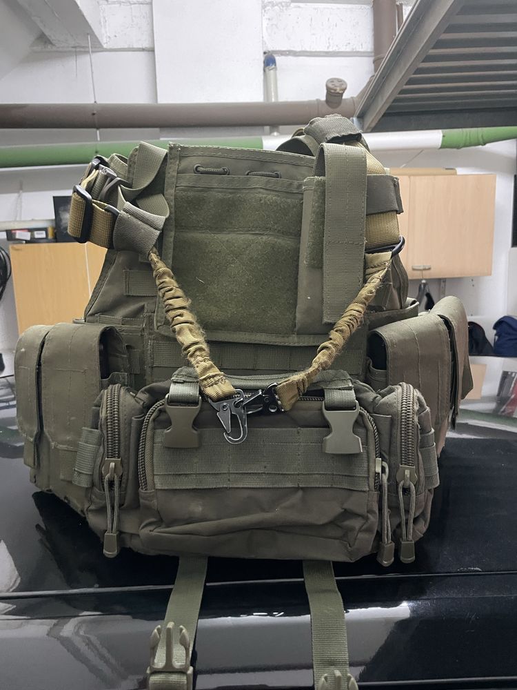 Airsoft colete tactico MFH ranger molle