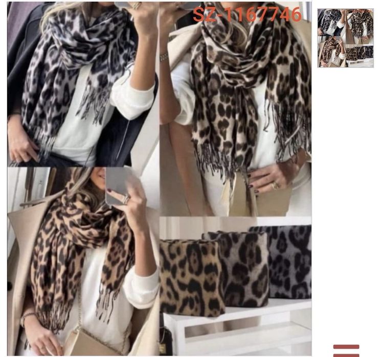 Damskie szale kominy