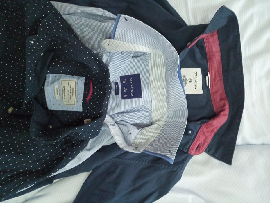 Camisas Springfield azuis (3x)