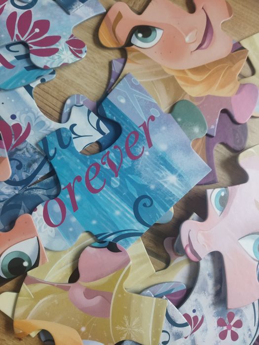Duże puzzle maxi gigant kraina lodu frozen elsa 24 elementy trefl