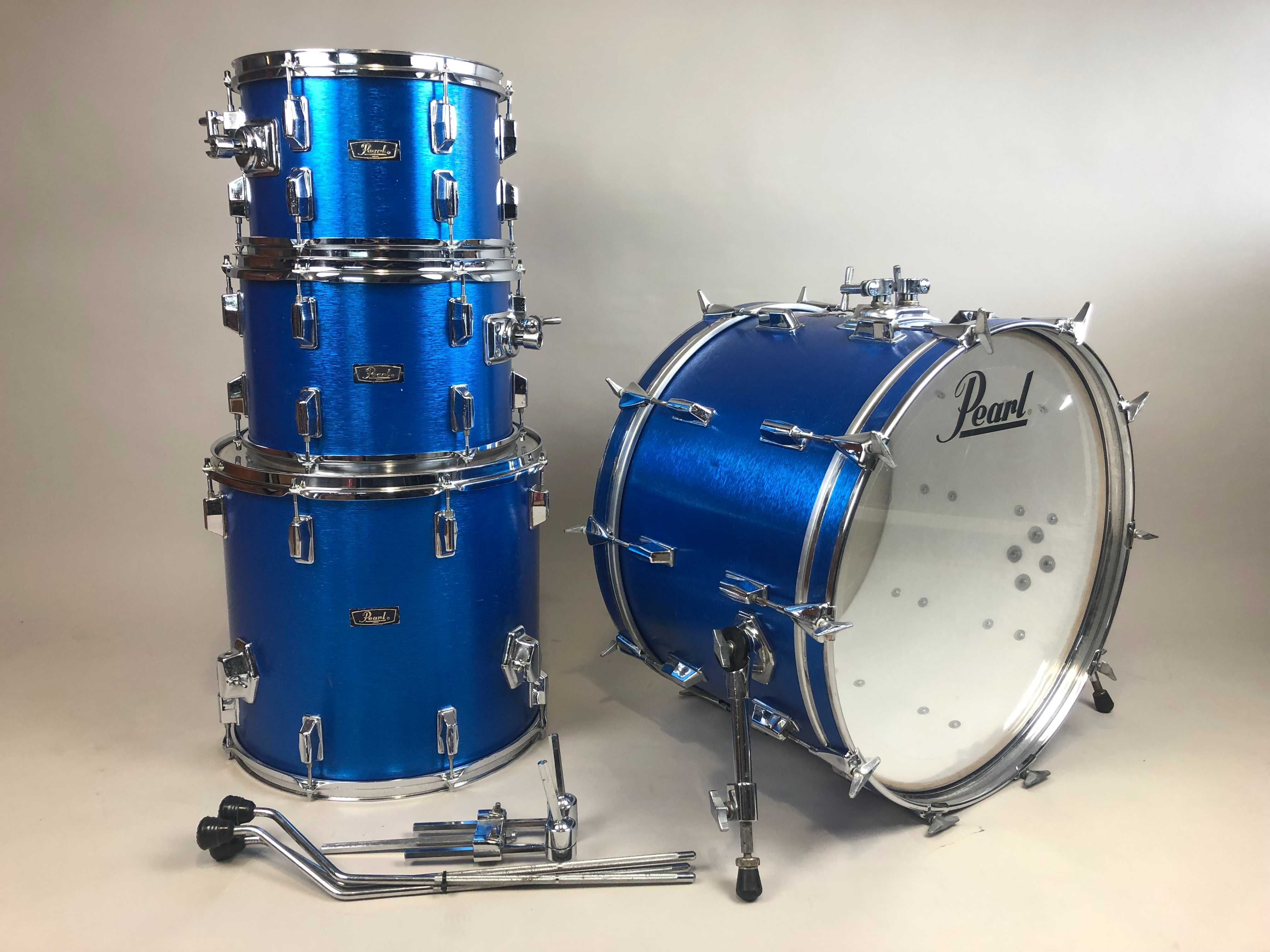 Pearl Wood-Fiberglass 1970s Blue - 22/12/13/16 Vintage