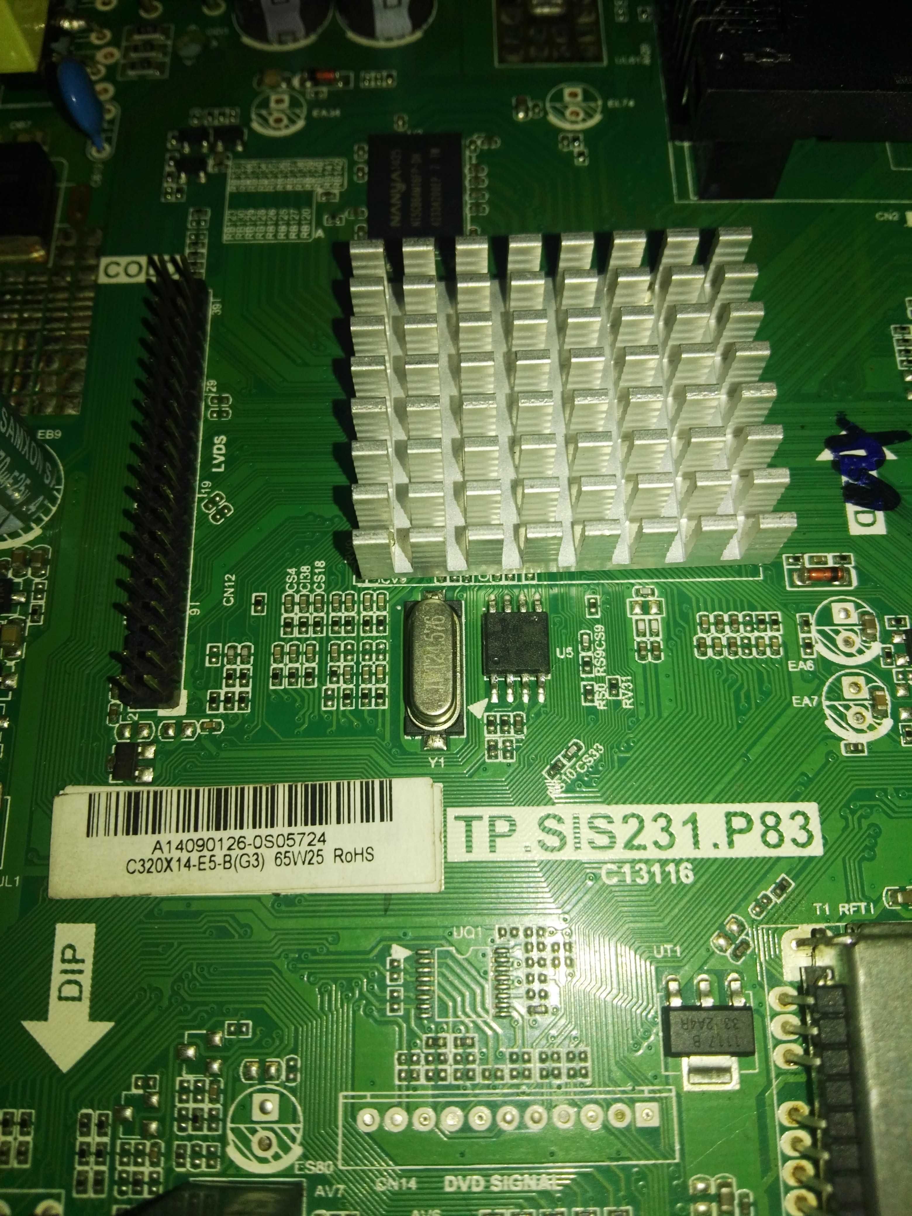 Main board TP.SIS231.P83
KUNFT 32DCG1 6 0 0 1 4