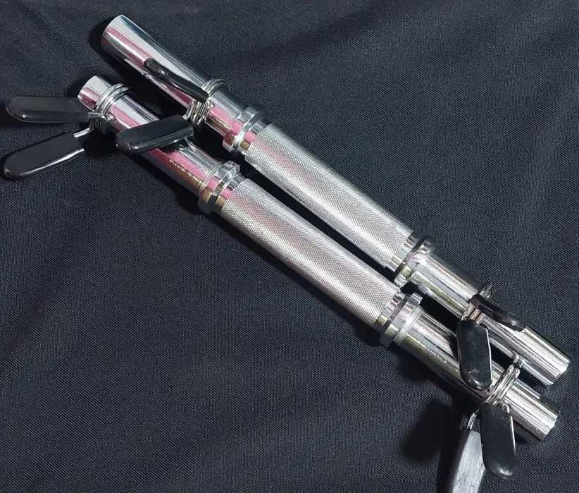 Barras Halteres 35cm 28mm 2kg e molas €25