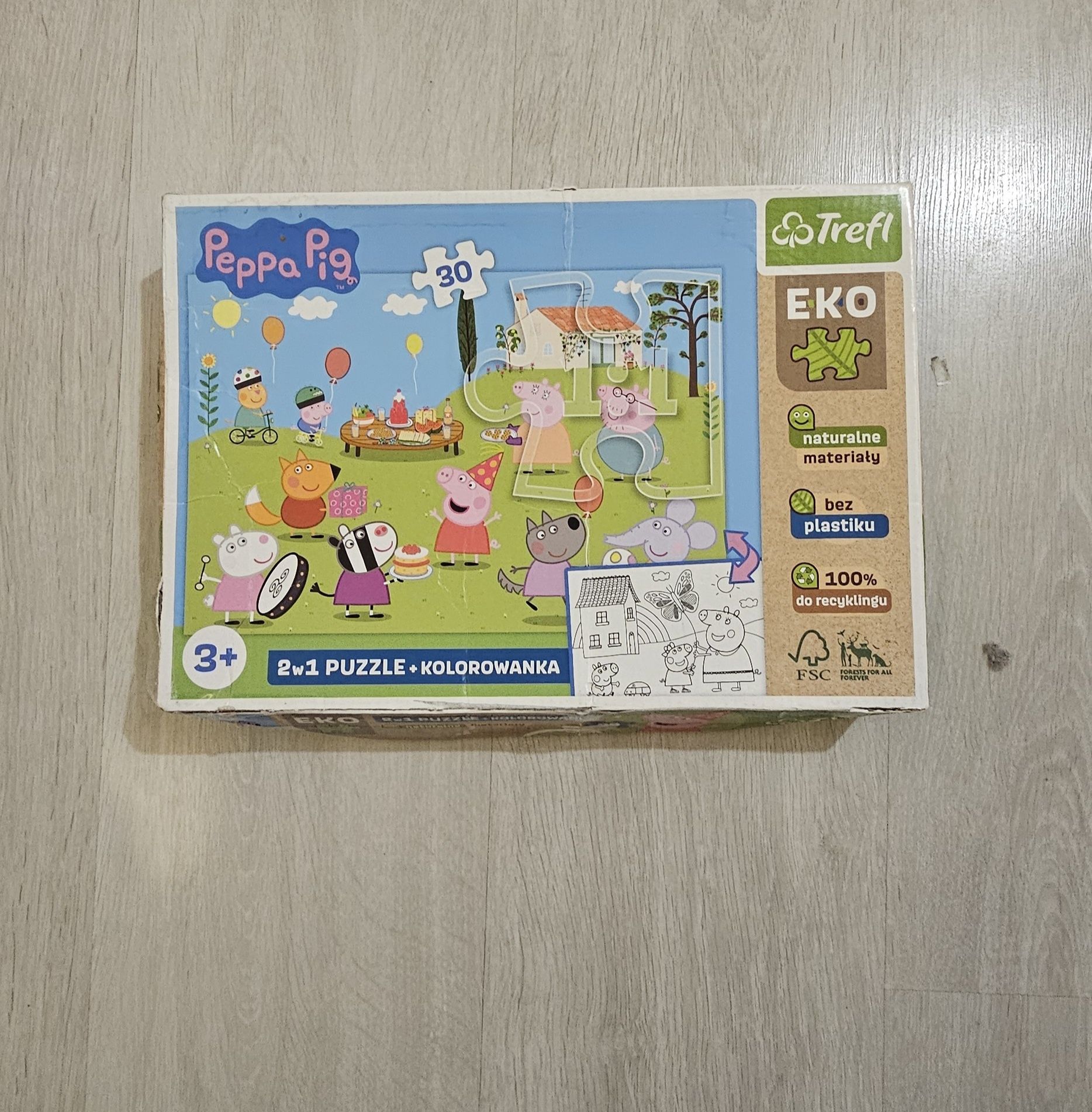 Zestaw puzzli peppa