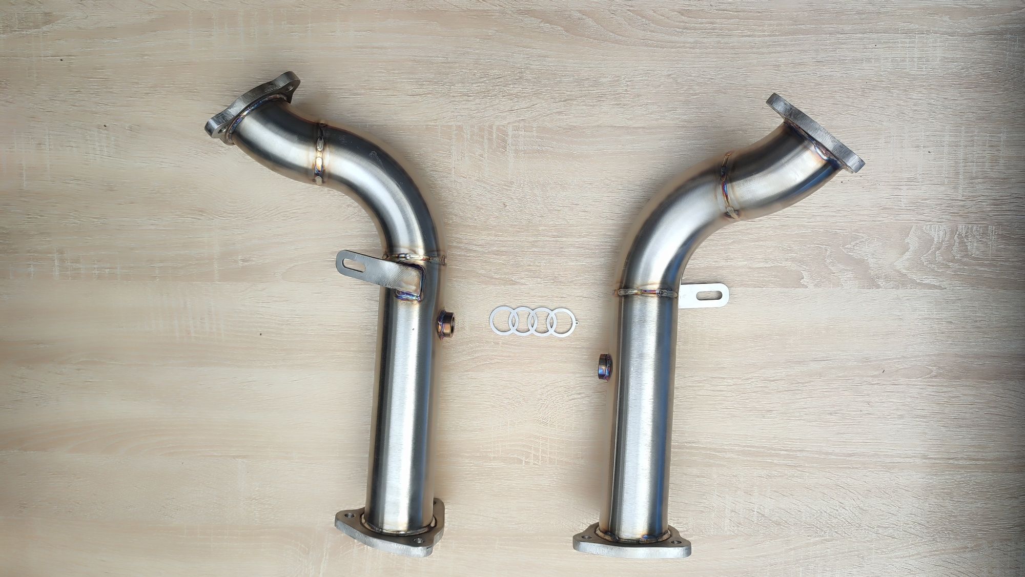 Даунпайп Audi A6 A7 A8 S4 S5 Q5 3.0 TFSI Downpipe Ауди HEAT SHIELD