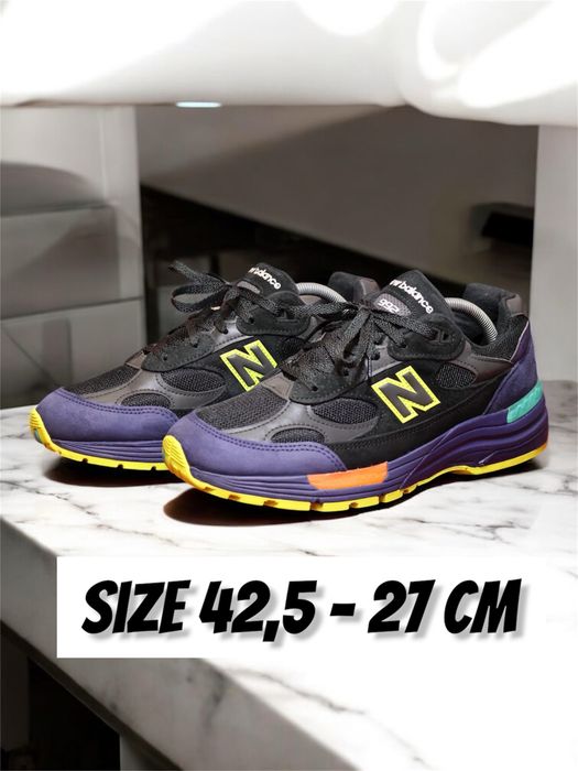 New balance 992 black purple (Розмір 42,5)