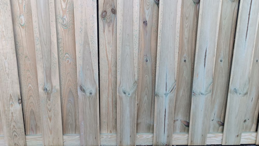 Plot drewniany deskowy pergola tradycyjny 180x180 impregnowany Nowy