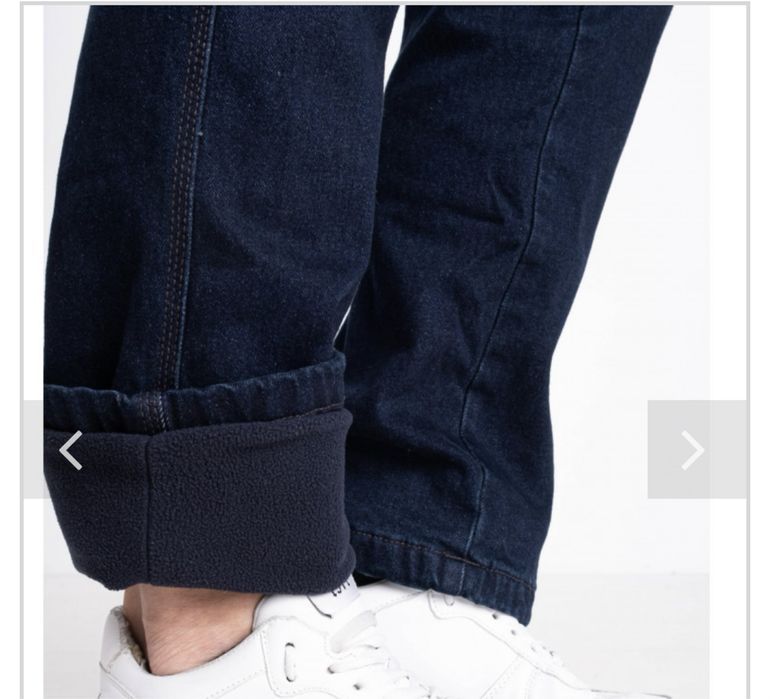 Чоловічі утеплені джинси 34 розмір