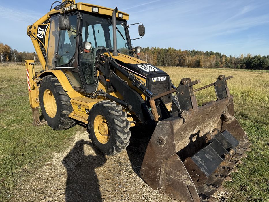 Cat 428d 2005r igla caterpillar koparko-ładowarka