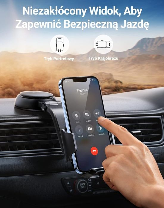 UGREEN Samochodowy Uchwyt na Telefon z Przyssawką