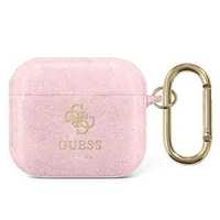 Guess Etui Do Airpods 3 Gua3Ucg4Gp Różowe Glitter Collection