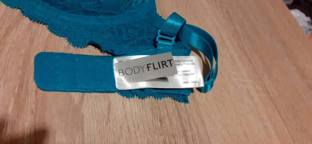 Bodyflirt zielony NOWY biustonosz damski 75B