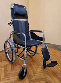 Wózek inwalidzki nowy z specjalnym i  pełnym  wyposażeniem,
