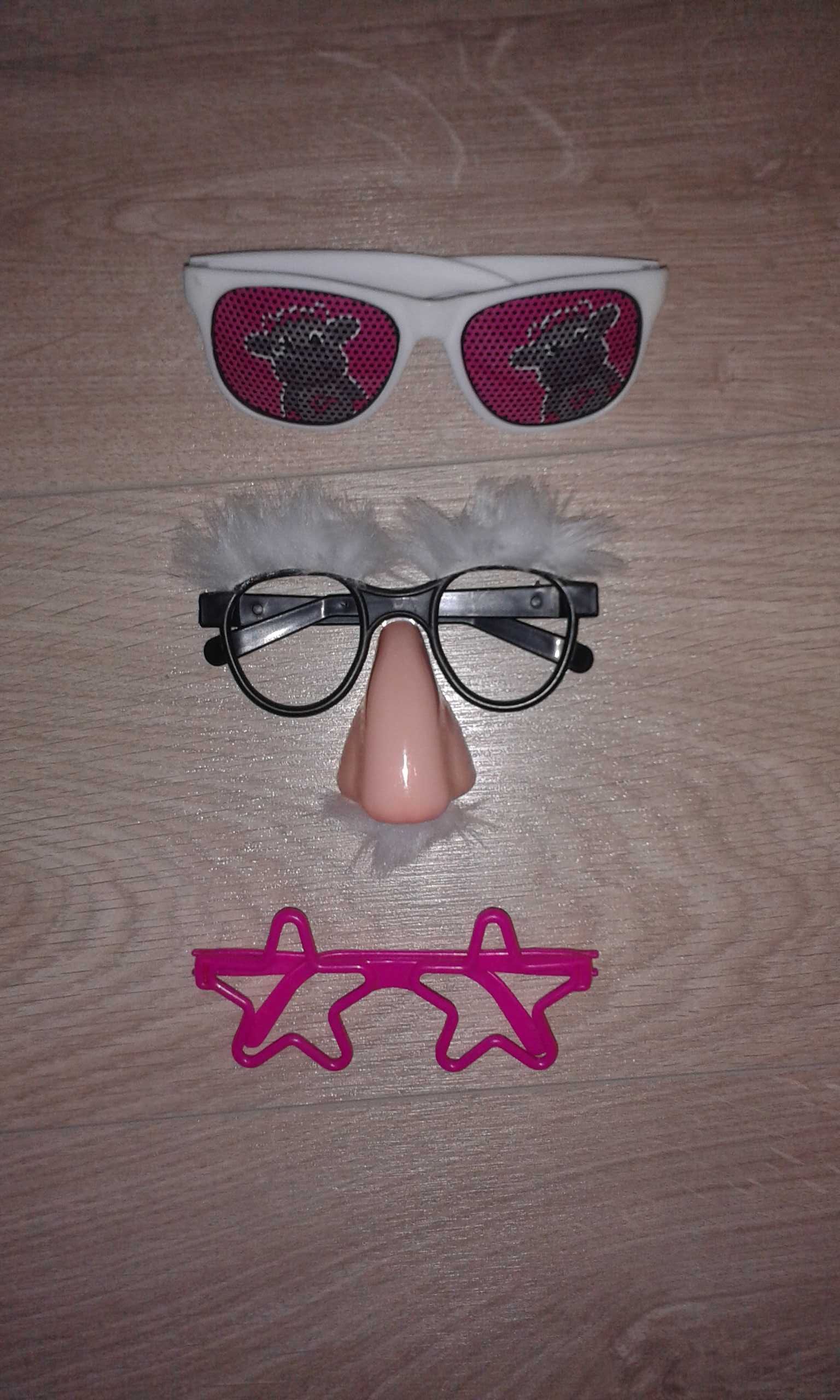 Melonik + muszka + śmieszne okulary Bal przebierańców, Babski Comber