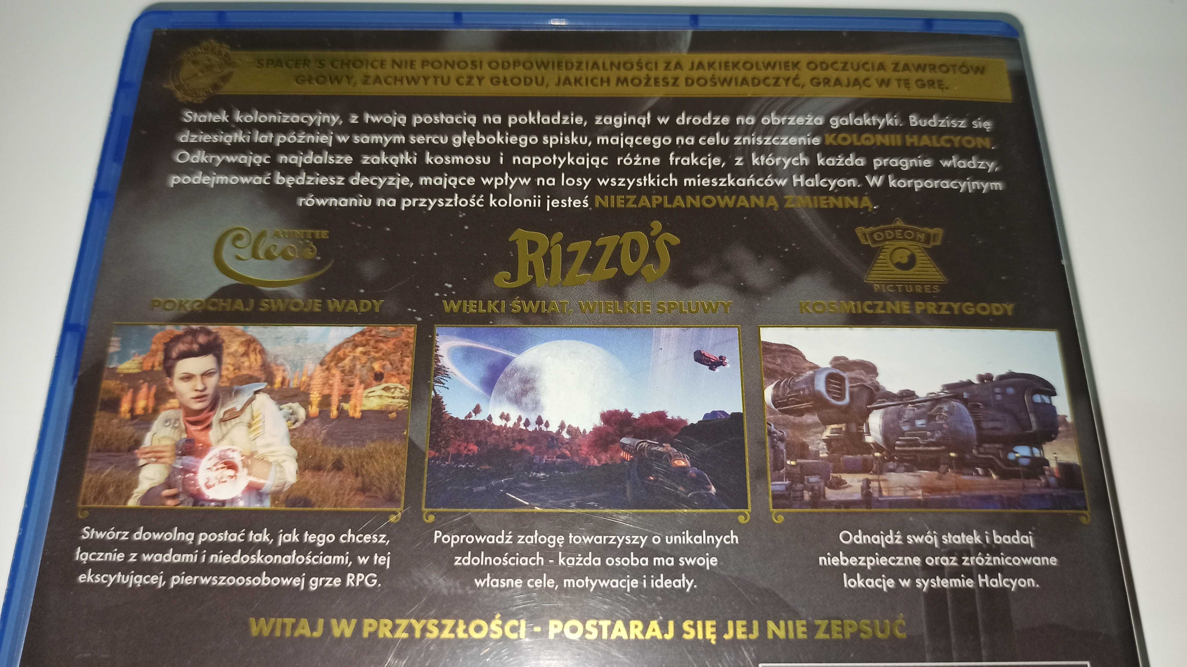 ps4 OUTER WORLDS po polsku, RPG jak fallout, polska okładka