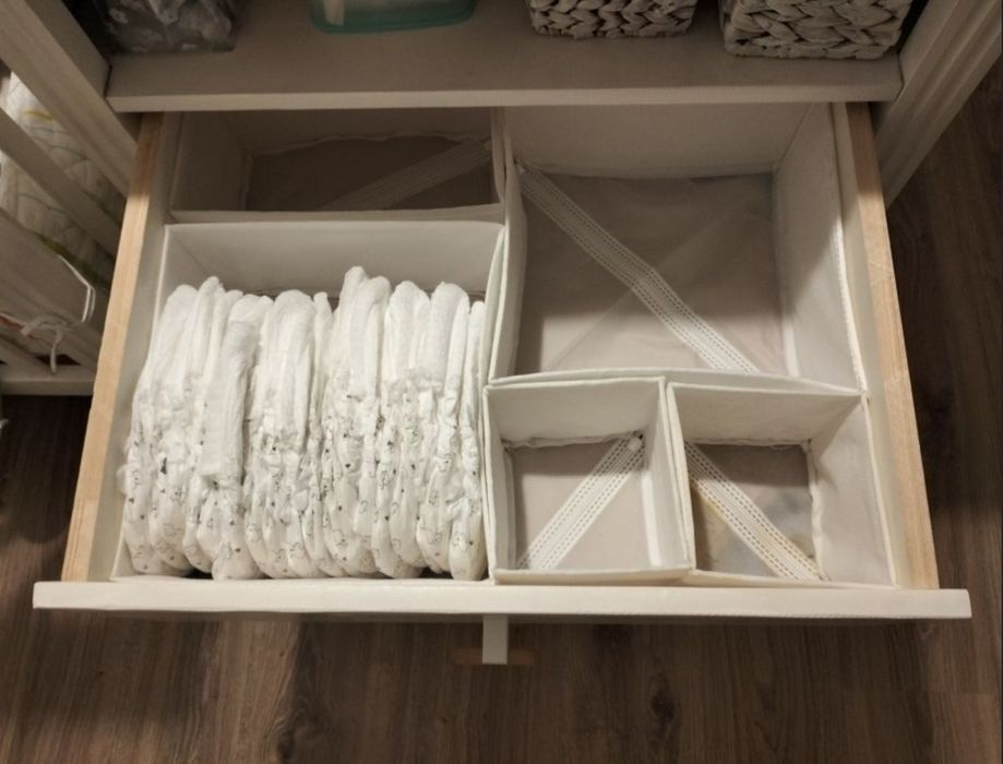 Komoda drewniana do przewijania, przewijak