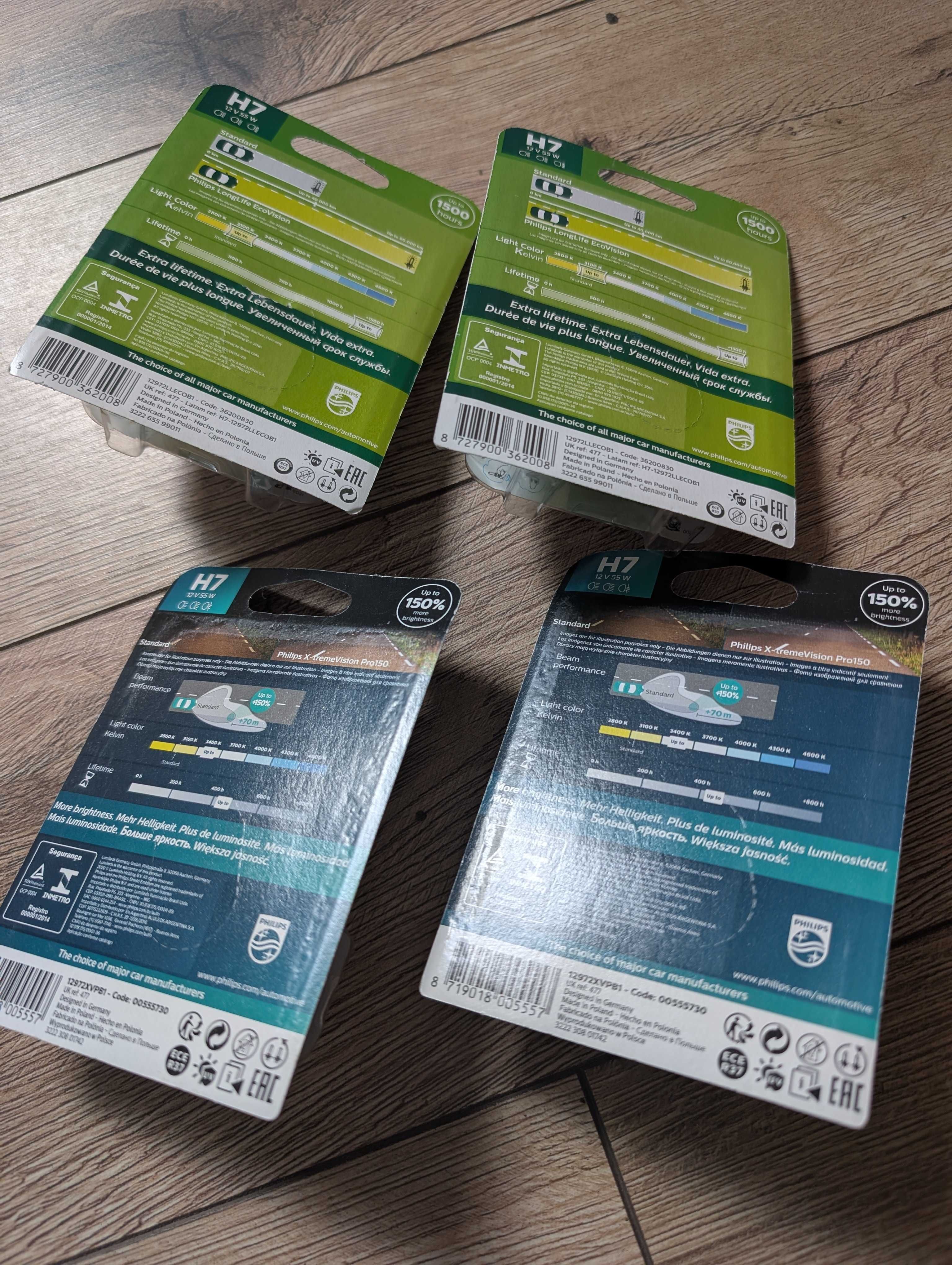 H7 halogeny Philips Nowe.