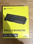 Dysk SSD Corsair MP600 Elite z radiatorem 1TB - nowy