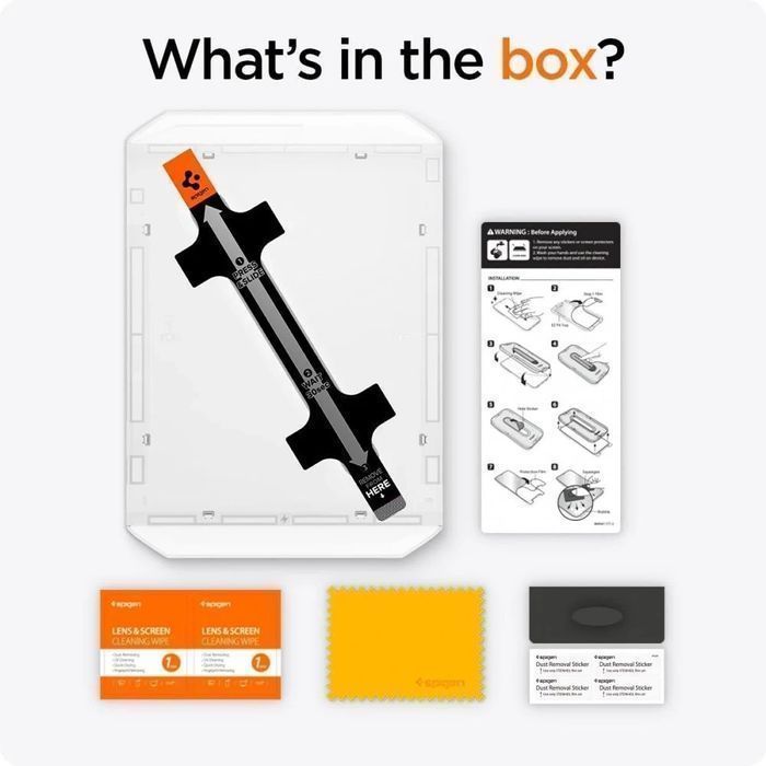 Szkło hartowane Spigen Glas.tR ”EZ Fit” do Apple iPad Pro 13 7 / 2024