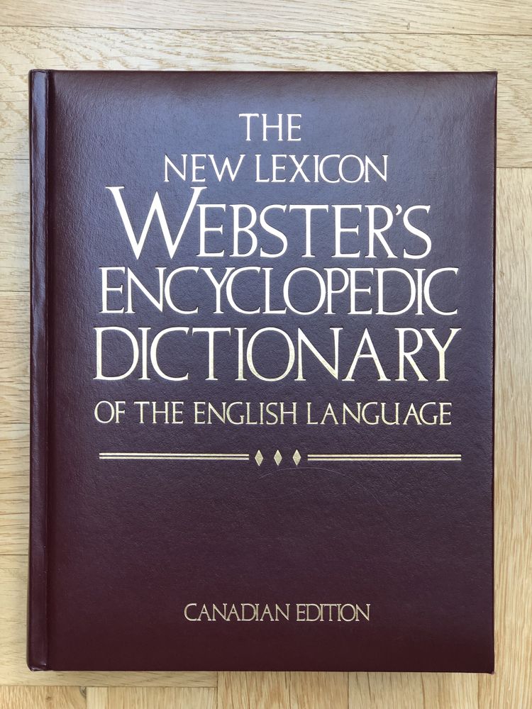 Webster’s Dictionary WIELKI słownik angielski piękne do kolekcji