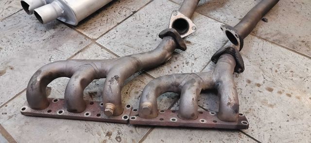 Kolektory wydechowe portki BMW E39 M52 M54 3.0 benzyna