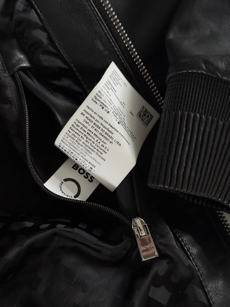 Кожаная куртка HUGO BOSS (оригинал)