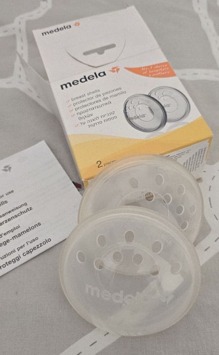 Conchas protetoras de mamilo medela