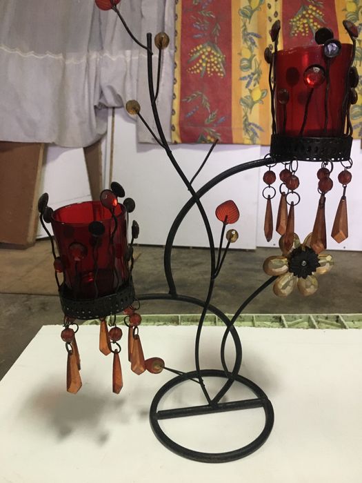 Dois candeeiro de velas
